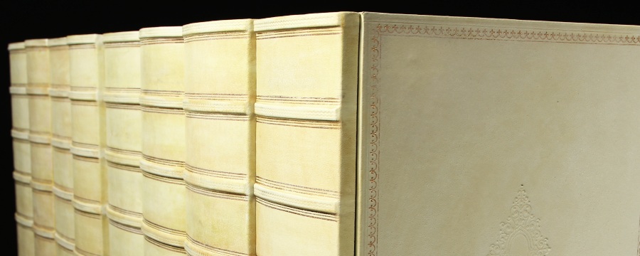 Fake Faux Book Leather Antique Spines