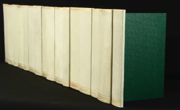 Genuine Leather Book Spines for Decorating