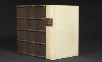 Leather Book Spines for Bookshelf